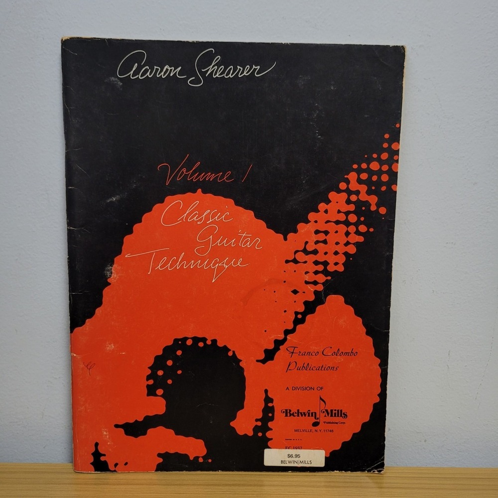 Classic Guitar Technique by Aaron Shearer Vol Volume 1 Book